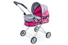 Teddies Voziček za lutke globokega zložljivega 43x34x65 cm