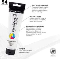 Daler Rowney Akrilna barva System3, set 2x150 ml, Titanium White