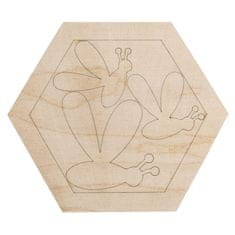 Rayher.	 Leseni ustvarjalni set Čebelice in satovje, obešanka, 4.5-15.5cm