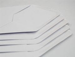 Rayher.	 Kuverte+Vizitke, Set 50, 10,2X10,2cm, bele barve