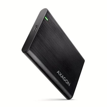 AXAGON EE25-A6C, USB-C 3.2 Gen 1 - SATA 6G 2,5" kovinska škatla RAW, brez vijakov