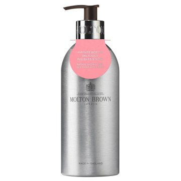 Molton Brown Gel za kopel in prhanje Infinite Bottle Delicious Rhubarb & Rose (gel za kopel in prhanje) 400 ml