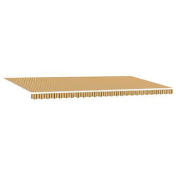 Vidaxl Retraktilna tenda večbarvno 600 × 350 cm Poliester in jeklo
