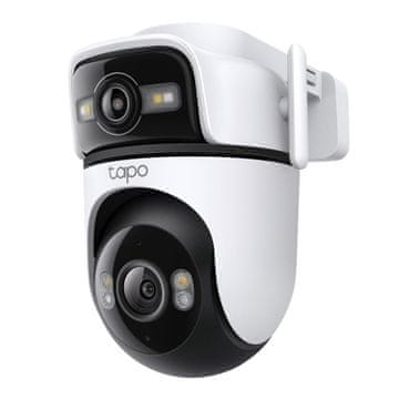 TP-Link Tapo C545D 3MP 2K + 3MP 2K dvojna nadzorna kamera, zunanja, Pan/Tilt, barvna (TAPO C545D)