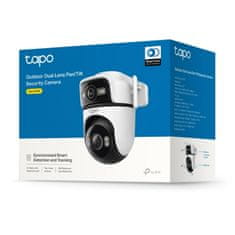 TP-Link Tapo C545D 3MP 2K + 3MP 2K dvojna nadzorna kamera, zunanja, Pan/Tilt, barvna (TAPO C545D)