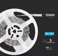 V-TAC LED trak 5050 11W/m 60leds/m 4000K 12V IP20 5m