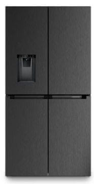 Liebherr MBbsdi 9028 hladilnik z zamrzovalnikom, francoska vrata, razpršilnik vode in ledenih kock, BlackSteel