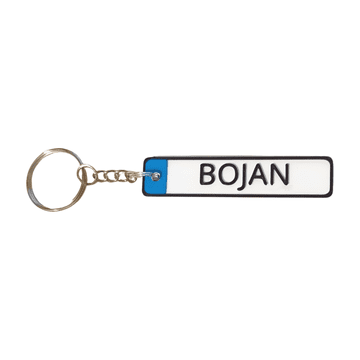 Ellipso Mini registrska tablica z imenom - BOJAN