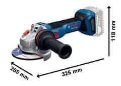 BOSCH Professional GWS 18V-11 S Solo akumulatorski kotni brusilnik (06019N4000)