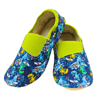 Copa cop Šolski tekstilni copati Surf Dino