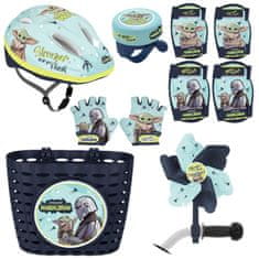 Disney STAR WARS The Mandalorian Kolenske in komolčne ščitnike za otroke za kolesa, skuterje in rolerje