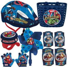 MARVEL COMICS MARVEL Avengers Kolenske in komolčne ščitnike za otroke za kolesa, skuterje in rolerje