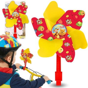 Disney DISNEY Medvedek Pu Ventilator za krmilo kolesa, Ventilator z ročajem za otroške skuterje