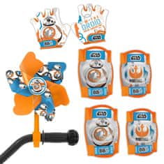 Disney STAR WARS BB8 Kolenske in komolčne ščitnike za otroke za kolesa, skuterje in rolerje