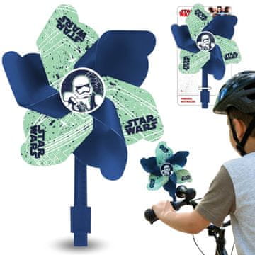 Disney STAR WARS Stormtrooper Ventilator za krmilo kolesa, Ventilator z ročajem za otroške skuterje