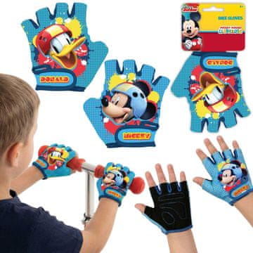 Disney DISNEY Mickey Mouse Otroške zaščitne rokavice za kolesa in skuterje, zaponke z sprijemalni trak, za dečke