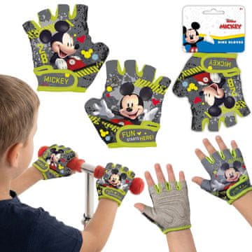 Disney DISNEY Mickey Mouse Otroške zaščitne rokavice za kolesa in skuterje, zaponke z sprijemalni trak, za dečke