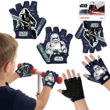 Disney STAR WARS Stormtrooper Otroške zaščitne rokavice za kolesa in skuterje z zaponkami na sprijemalni trak, za dečke