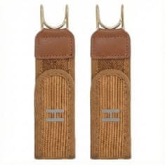 VIVVA® Elastični pas brez zaponke za kavbojke in hlače, neviden in nastavljiv, udoben brez pritiska | BUCKLI rjava