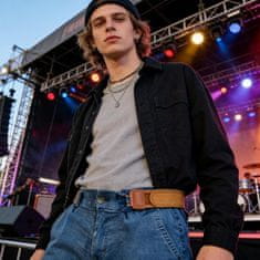 VIVVA® Elastični pas brez zaponke za kavbojke in hlače, neviden in nastavljiv, udoben brez pritiska | BUCKLI rjava