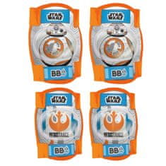 Disney STAR WARS BB8 Kolenske in komolčne ščitnike za otroke za kolesa, skuterje in rolerje