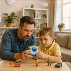 JOJOY® Ročna miselna igra 3D labirint , izziv za otroke in odrasle | THINKCUBE Modra