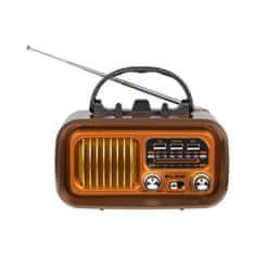 Blow Prenosni analogni radio AM/FM z Bluetoothom RA16, solarni.