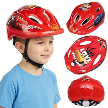 Disney DISNEY Cars Varna kolesarska čelada za fante, lahka, nastavljiva 52-56 cm