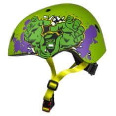 MARVEL COMICS Avengers Hulk Varna kolesarska čelada za fante, športna, nastavljiva 52-56 cm