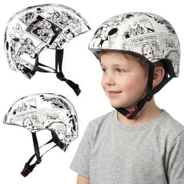 MARVEL COMICS MARVEL Avengers Varna kolesarska čelada za fante, športna čelada, nastavljiva 52-56 cm
