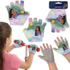Disney DISNEY WISH Asha Otroške zaščitne rokavice za kolesa in skuterje, zapenjanje z sprijemalni trak, za deklice