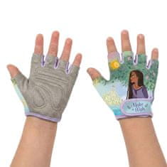 Disney DISNEY WISH Asha Otroške zaščitne rokavice za kolesa in skuterje, zapenjanje z sprijemalni trak, za deklice