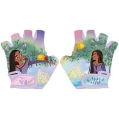 Disney DISNEY WISH Asha Otroške zaščitne rokavice za kolesa in skuterje, zapenjanje z sprijemalni trak, za deklice