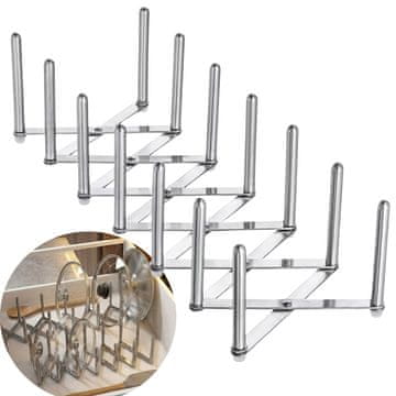 IKEA VARIERA Nastavljiv razdelilnik za pokrove iz nerjavečega jekla, IKEA kuhinjski organizator