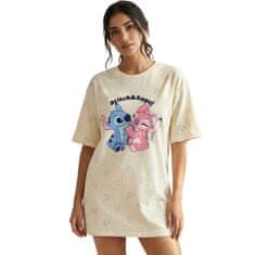 Disney DISNEY Stitch Angel Ženska nočna srajca, bombažna majica za spanje poleti