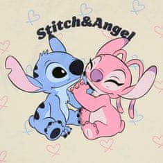 Disney DISNEY Stitch Angel Ženska nočna srajca, bombažna majica za spanje poleti