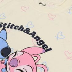 Disney DISNEY Stitch Angel Ženska nočna srajca, bombažna majica za spanje poleti