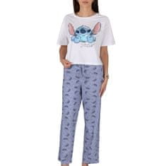 Disney DISNEY Stitch Bombažne, dvodelne ženske pižame, pižame s kratkimi rokavi, 100% bombaž
