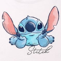 Disney DISNEY Stitch Bombažne, dvodelne ženske pižame, pižame s kratkimi rokavi, 100% bombaž