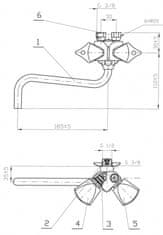 Dražice Breztlačna baterija Dražice BE 1845.A1 STENSKA ZA GRELEC PTO 100670002