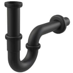 Alca Plast Sifon za umivalnik Alcaplast KONVERTIBILNA MATICA 5/4 U ČRNO MAT A4320ČRNA