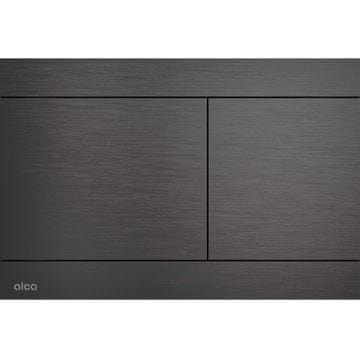 Alca Plast Alcaplast ploščati gumb GUN METAL-BRUSHED MAT FUN-GM-B