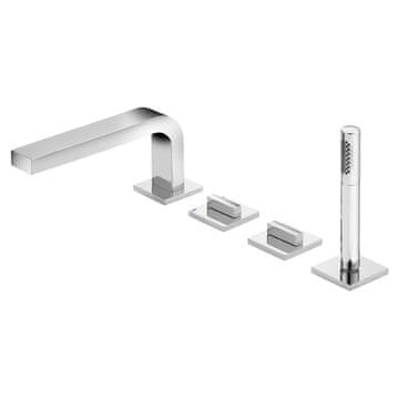 Keuco Pipa za kad Keuco Edition 11 s 4 luknjami. ROČICA ZA ROB KAD, KROMIRANA 51130010100