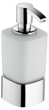 Keuco Dozirnik penastega mila Keuco Elegance STOJEČI 220 ML KROM/STEKLO 11653019001