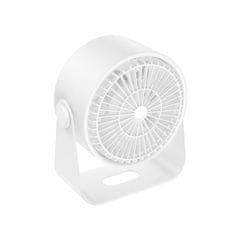 Hoco HX66 brezžični namizni ventilator, bel
