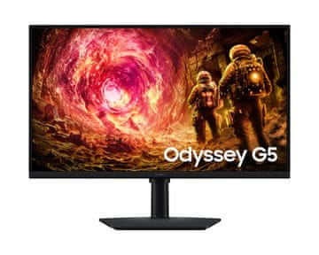 Samsung Odyssey G5 G50F monitor, 68,5 cm(27), QuadHD, 180Hz, Fast IPS, črni (LS27FG502EUXEN)