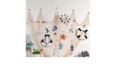 Rayher.	 Ribiška mreža dekorativna, bež, 150x200cm