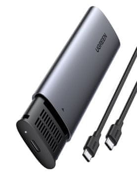 Ugreen Ohišje za SSD Ugreen 10902 M.2, sivo, USB Type-C