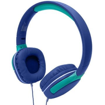 Celly KidsBeat 2 Slušalke z omejeno glasnostjo največ 85 dB 3,5 mm priključek Modra