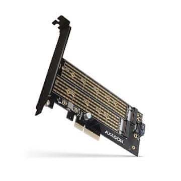 AXAGON AXAGON PCEM2-D adapter za M.2 NVMe/SATA SSD, PCIe x4